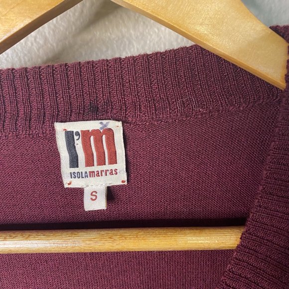 I'M Isola Marras Sweater Color Block Pullover Crew - Picture 5 of 6